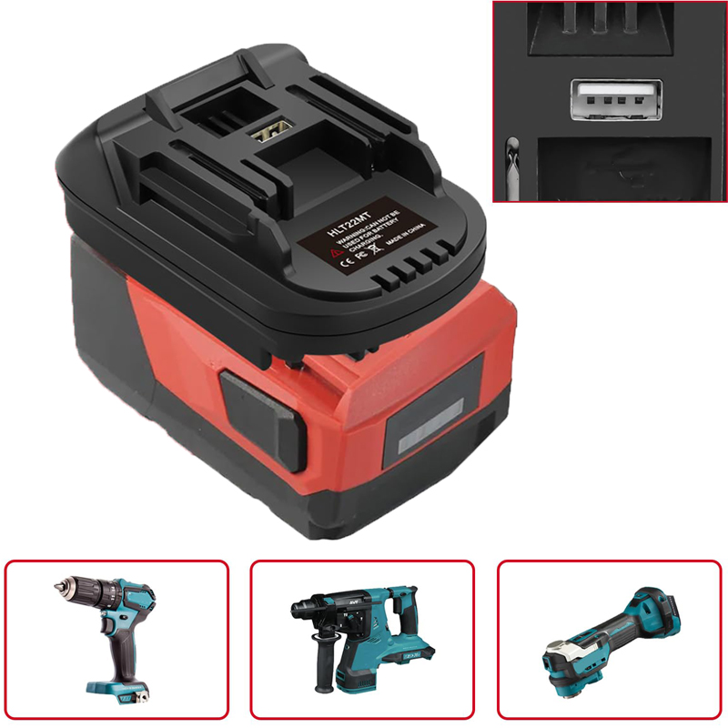 Power Tools Battery Adapter - Convertisseur adaptateur de batterie HLT22MT pour