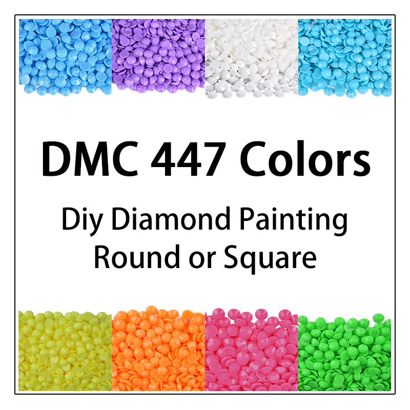 Power Tools Wholesale - DMC 447 couleurs 5D bricolage diamant