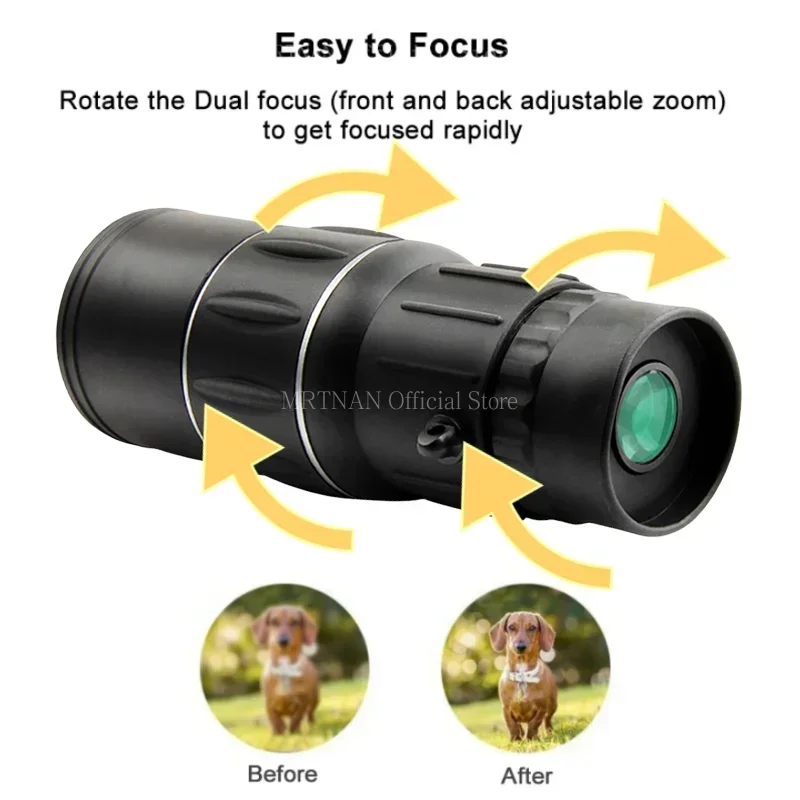 Power Tools Zoom - Télescope monoculaire longue portée 40x60 HD