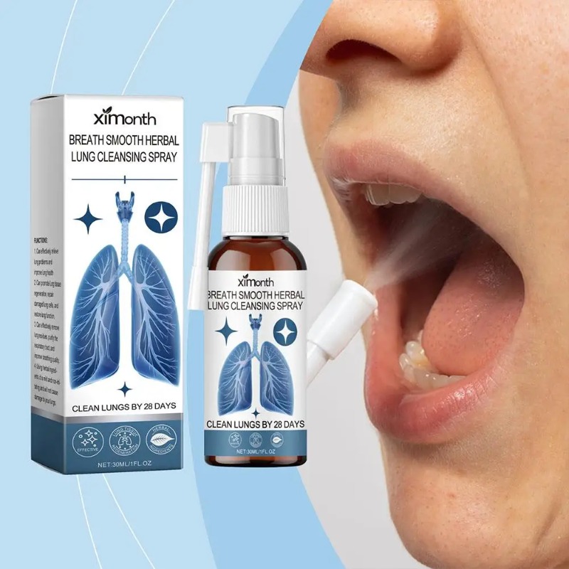 Health Power Tools - Nouveau Spray Nettoyant Pulmonaire Herbal 30ml