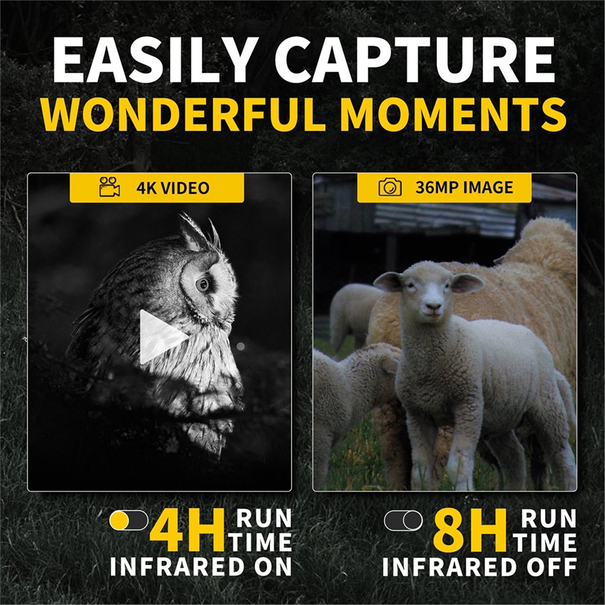 Power Tools Zoom - (A99Z] Télescope monoculaire 4K HD avec