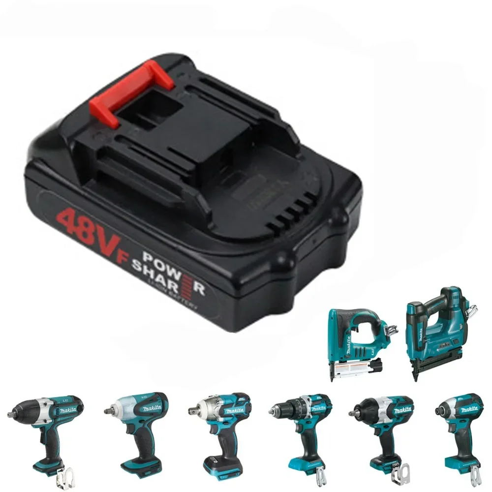 Power Tools Uk - Batterie Lithium-Ion Rechargeable 48V 10000mAh, prise