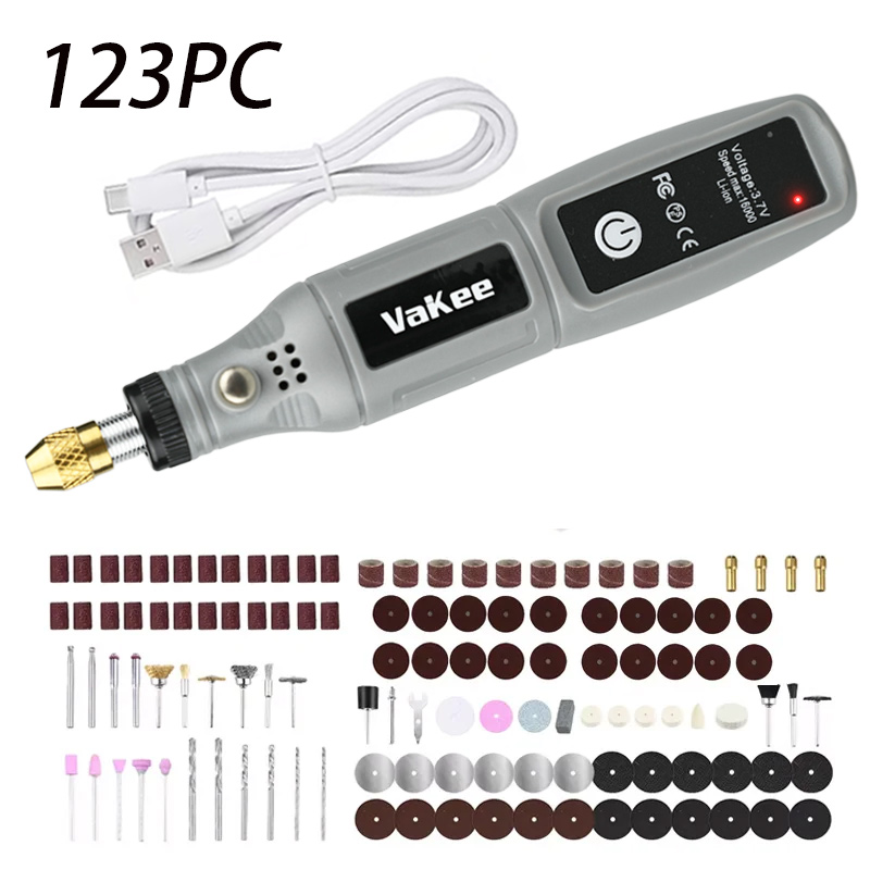 Power Tools Universal Battery - Outil rotatif Vakee 16000 tr/min, mini-meuleuse
