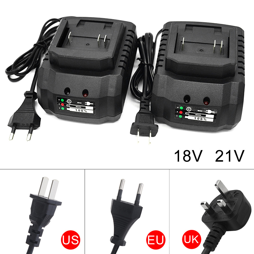 Power Tools Uk - Chargeur de batterie Li-ion 18V 21V,