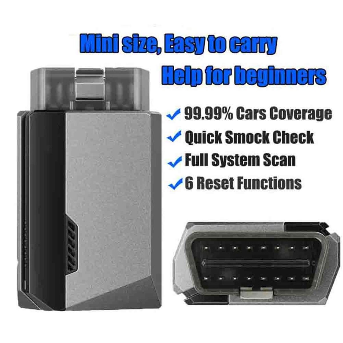 Health Power Tools - (A99Z) Scanner Bluetooth OBD2 pour voiture,