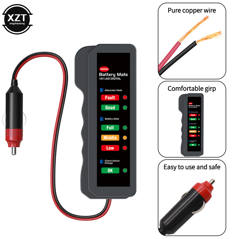 Power Tools In Automotive - Testeur de batterie de voiture avec