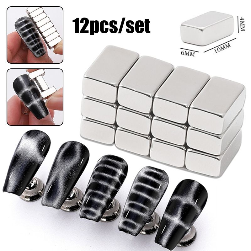 Power Tools Cat - Aimant pour ongles motif crocodile puissant,