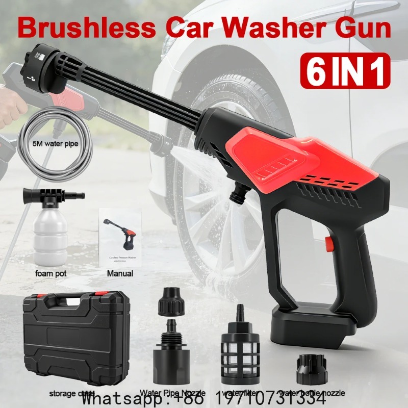 Power Tools Garden - Nettoyeur de voiture haute pression sans