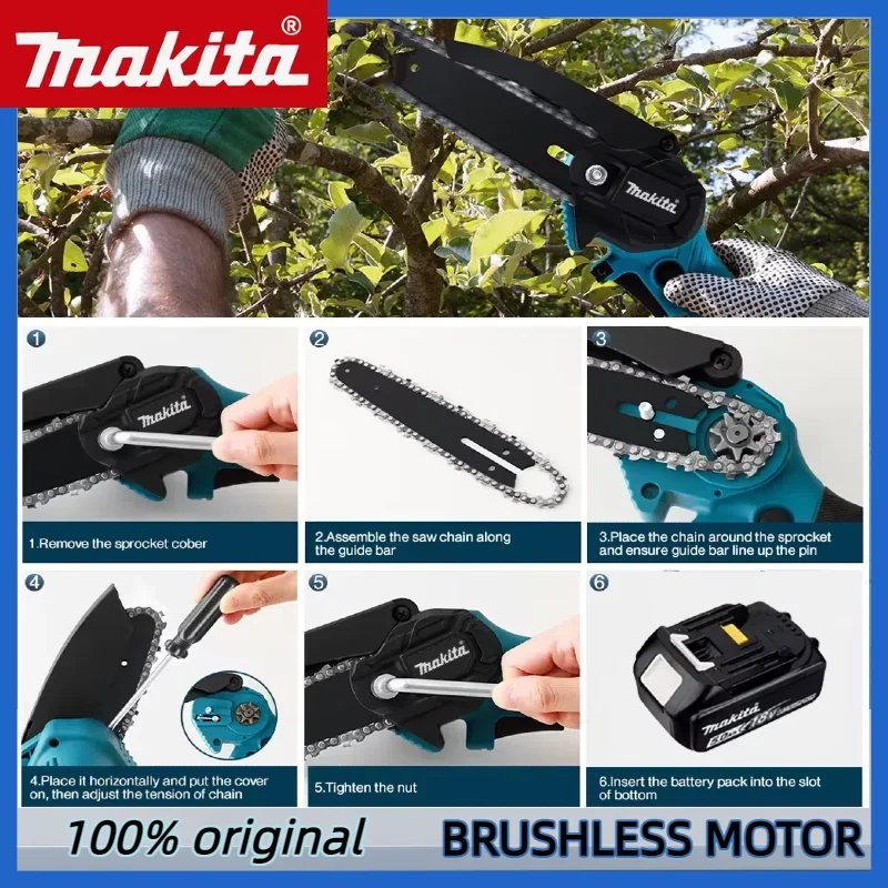 Scie à chaîne Makita 6 pouces, - Power Tools Garden avis et prix
