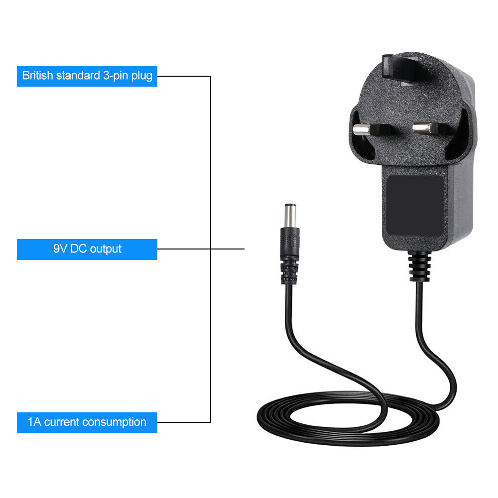 1 pièces AC/DC 9V UK prise ada - Power Tools Uk avis et prix
