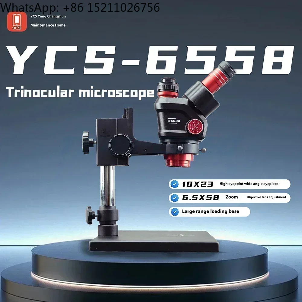 YCS 6558S Microscope trinocula - Power Tools Zoom avis et prix