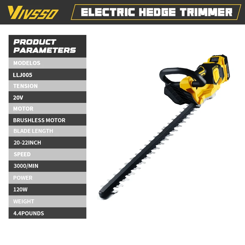 VIVSSO taille-haie électrique  - Power Tools Universal Battery avis et prix