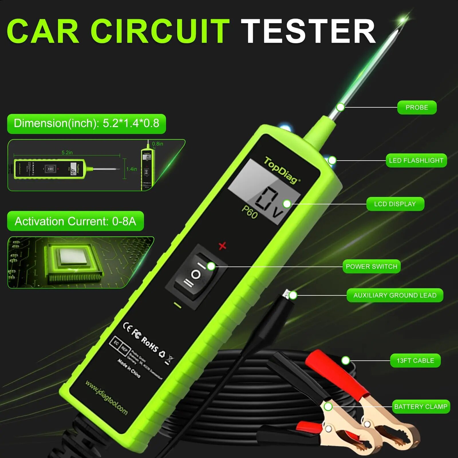 Testeur de circuit électrique  - Power Tools In Automotive avis et prix