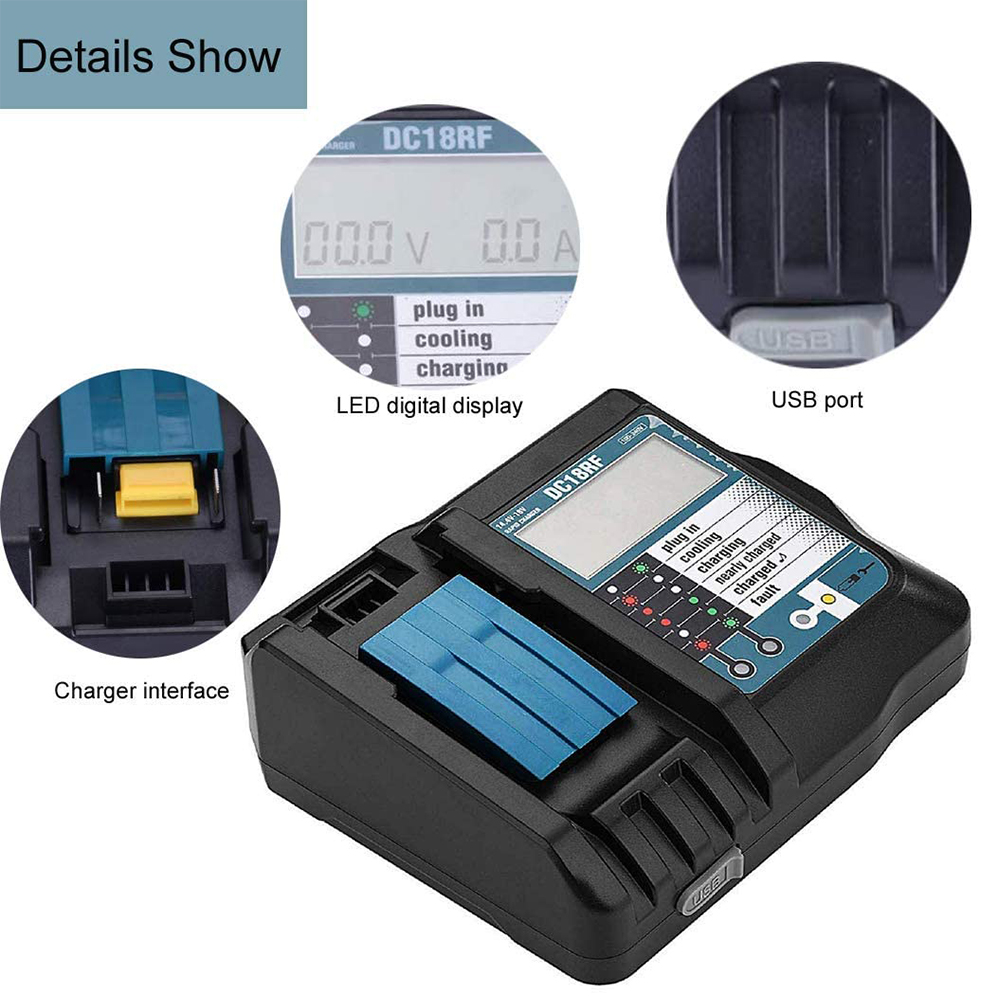 Chargeur de batterie DC18RF 3A - Power Tools Uk avis et prix